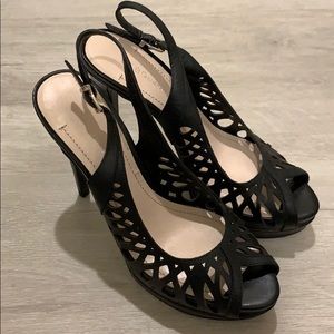 BCBGeneration Black Platform Heels Size 6